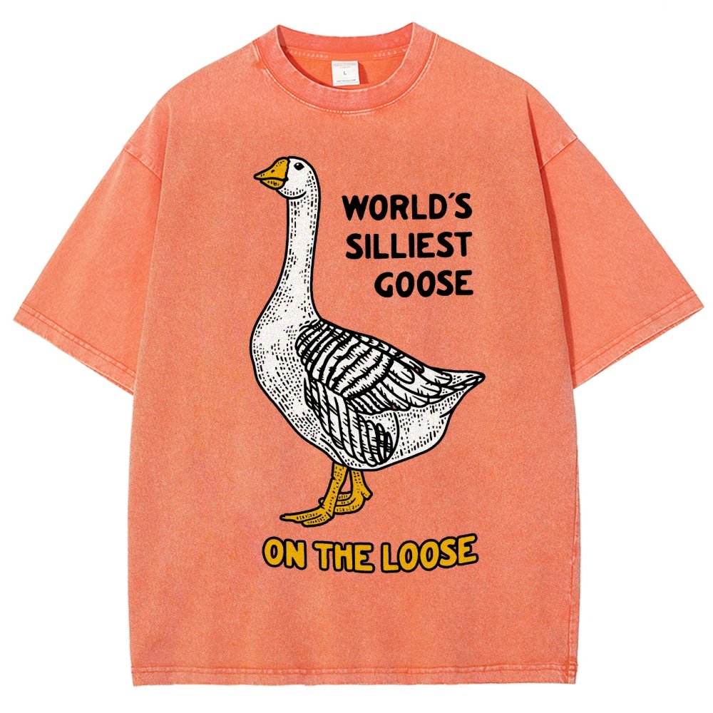 World's Silliest Goose Vintage Distressed T-shirt