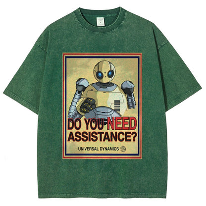 Do You Need Assistance Vintage Distressed T-shirt