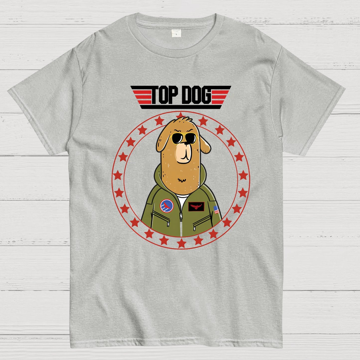 Top Dog.Sarcasm Geek T-Shirt