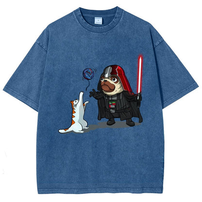 Tales From The Paw Side Vintage Distressed T-shirt