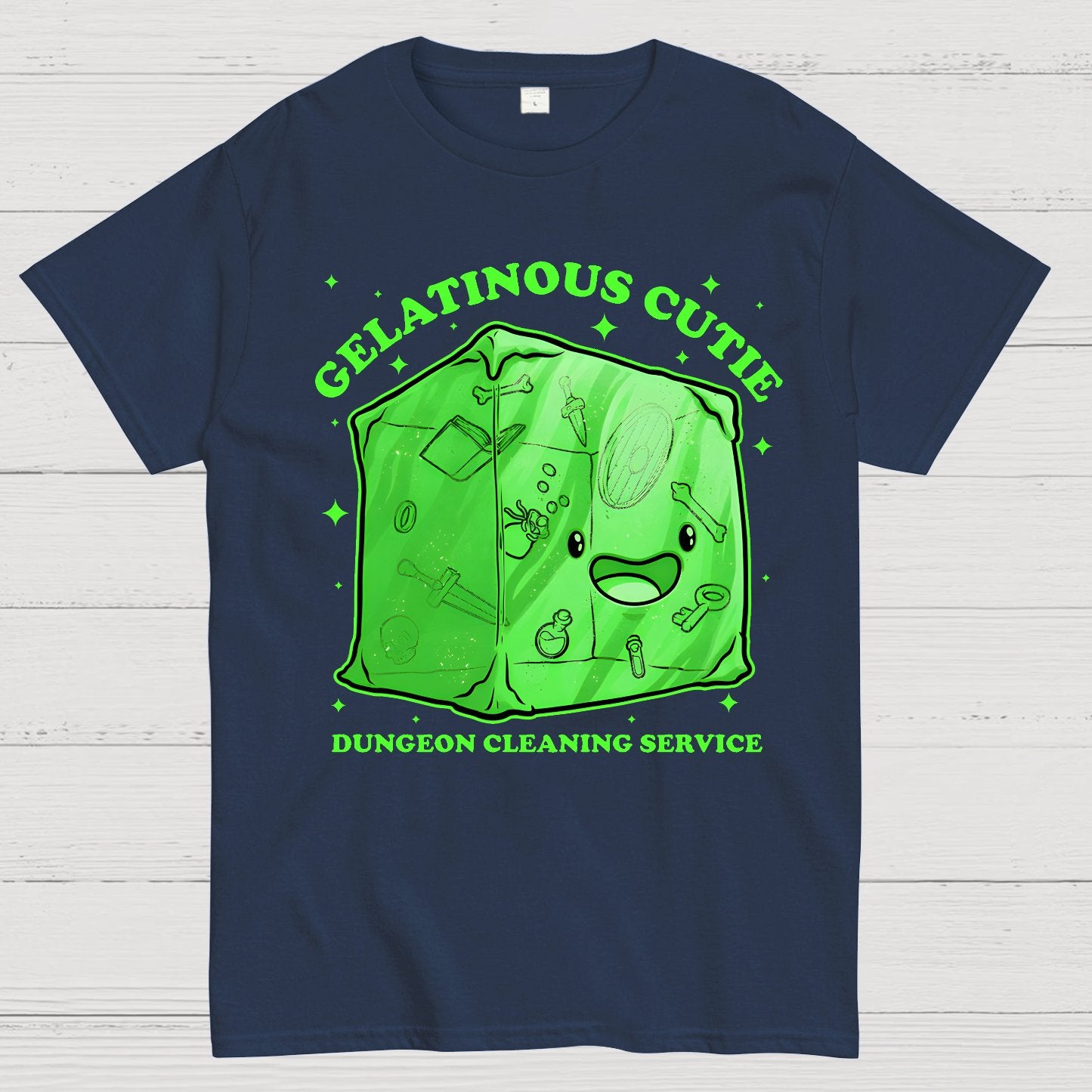 Gelatinous Cute Dungeon Geek T-Shirt
