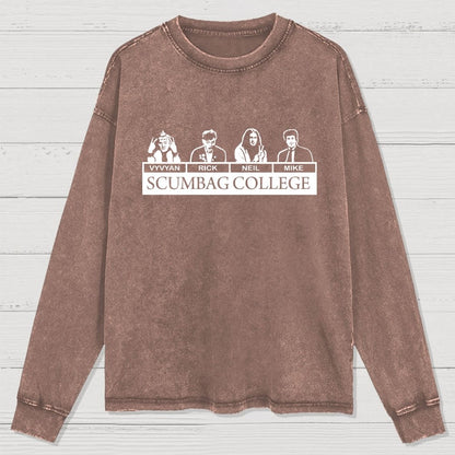 Scumbag College Washed Long Sleeve Tee
