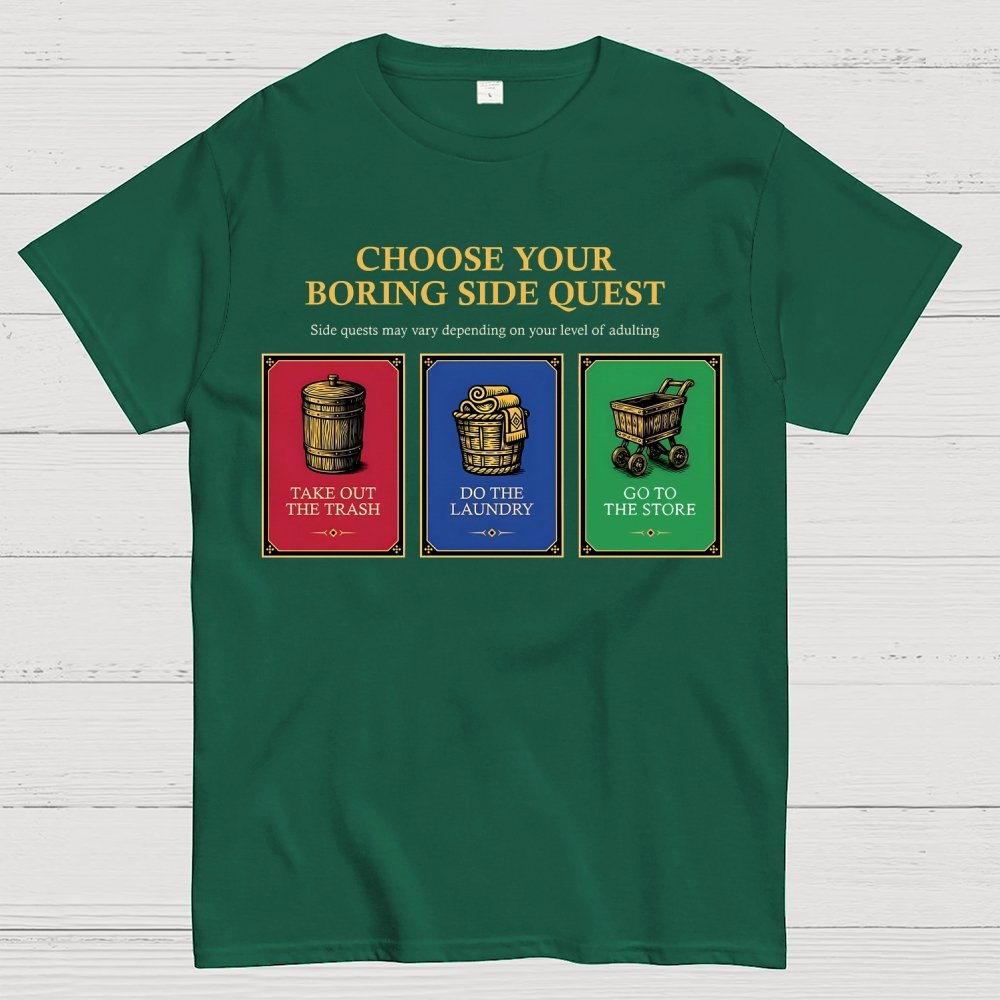 Choose Your Boring Sidequest Geek T-Shirt