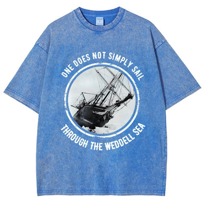 Shackleton Endurance Weddell Sea Vintage Distressed T-shirt