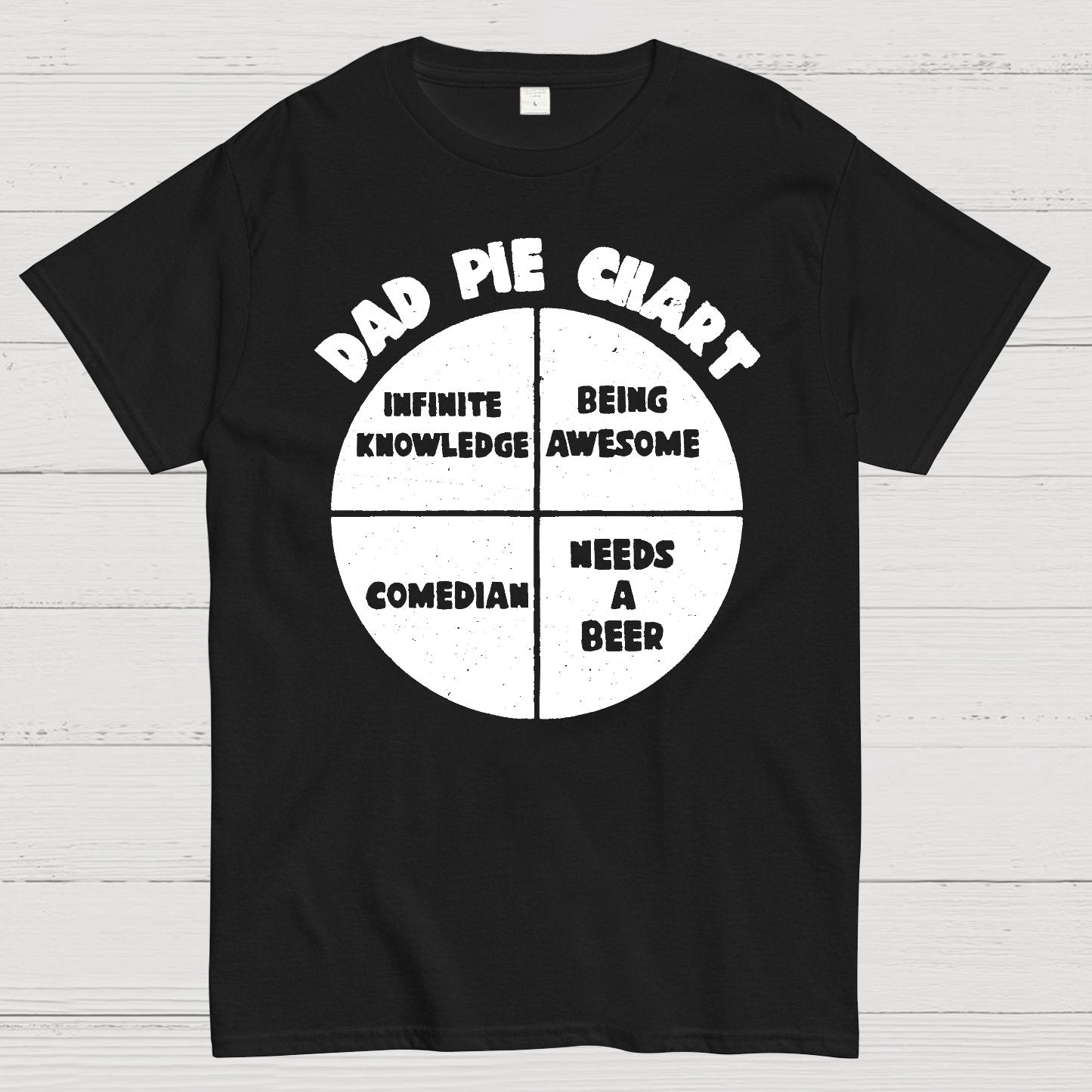 Dad Pie Chart Geek T-Shirt