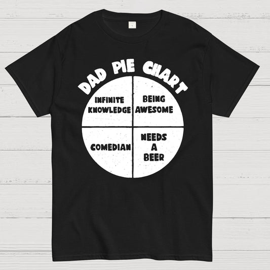 Dad Pie Chart Geek T-Shirt