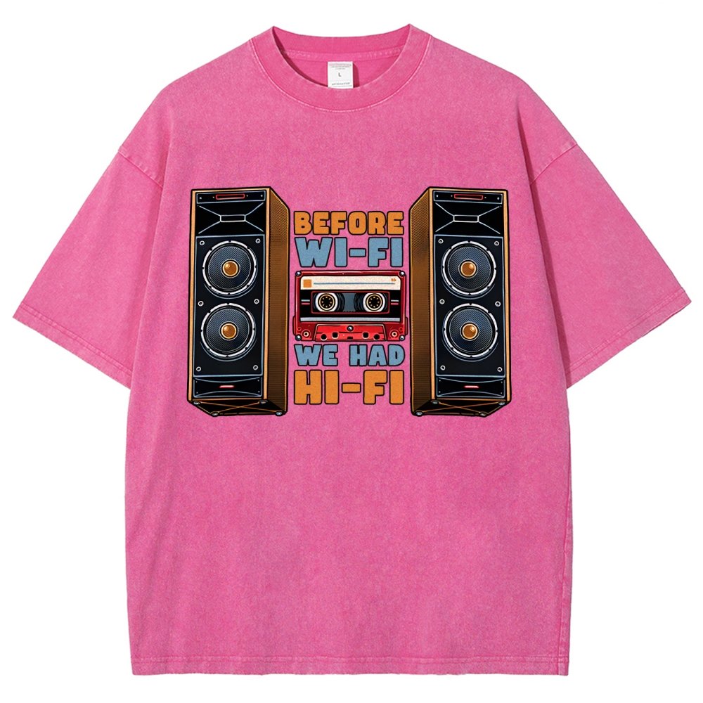 Before Wi-Fi Vintage Distressed T-shirt