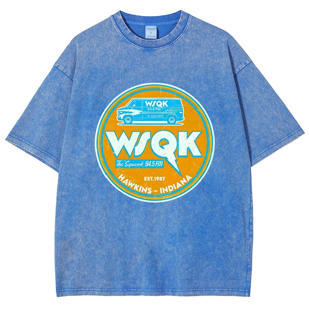 WSQK the Squawk Vintage Distressed T-shirt