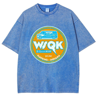 WSQK the Squawk Vintage Distressed T-shirt