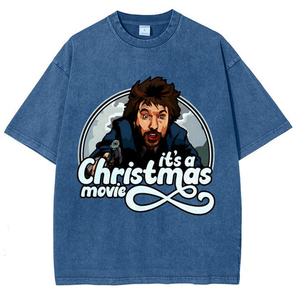 It‘s A Christmas Movie Vintage Distressed T-shirt