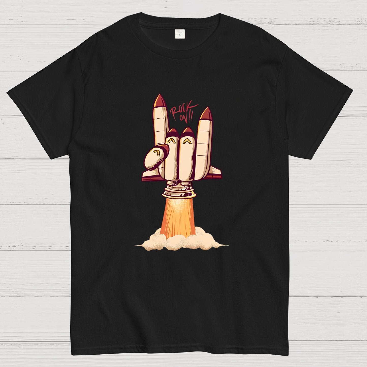 Rock On Rocket  Geeky T-Shirt
