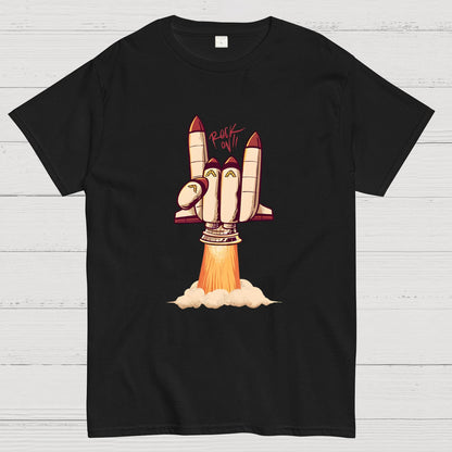 Rock On Rocket  Geeky T-Shirt