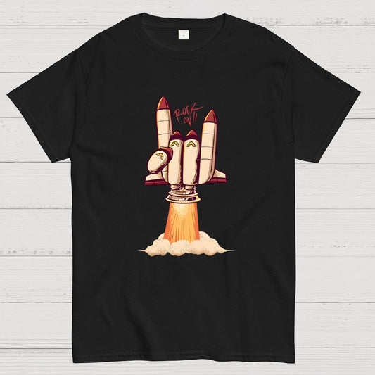 Rock On Rocket  Geeky T-Shirt