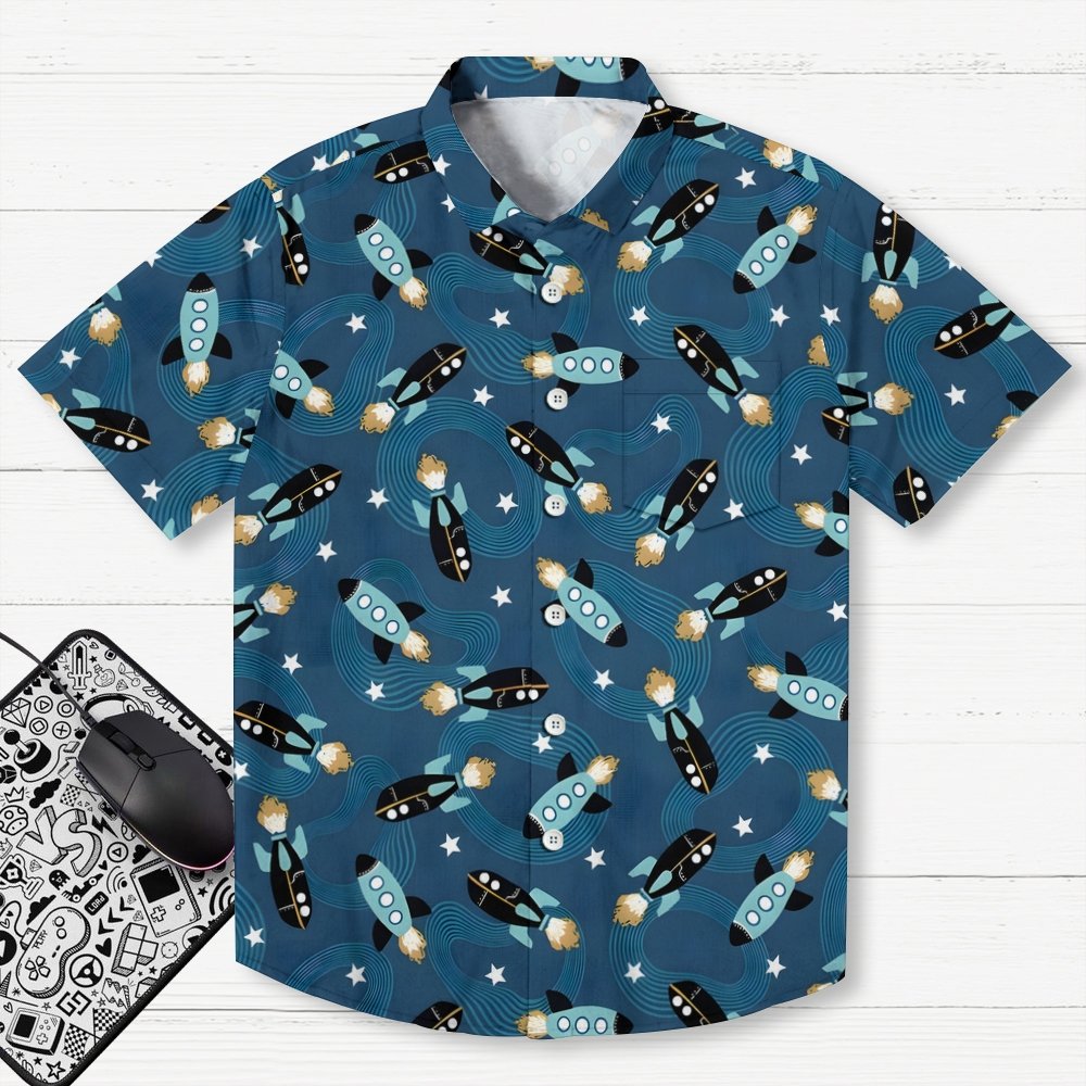 Space Planet Series Geek Hawaiian Shirt