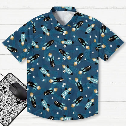 Space Planet Series Geek Hawaiian Shirt