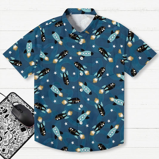 Space Planet Series Geek Hawaiian Shirt