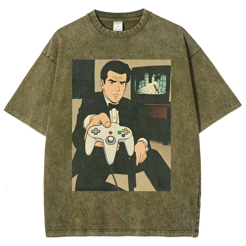 Come Play Retro Games Vintage Distressed T-shirt