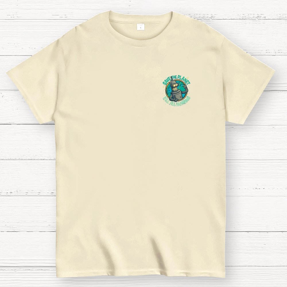 Yippee-Ki-Yay Front And Back Printing Geek T-Shirt