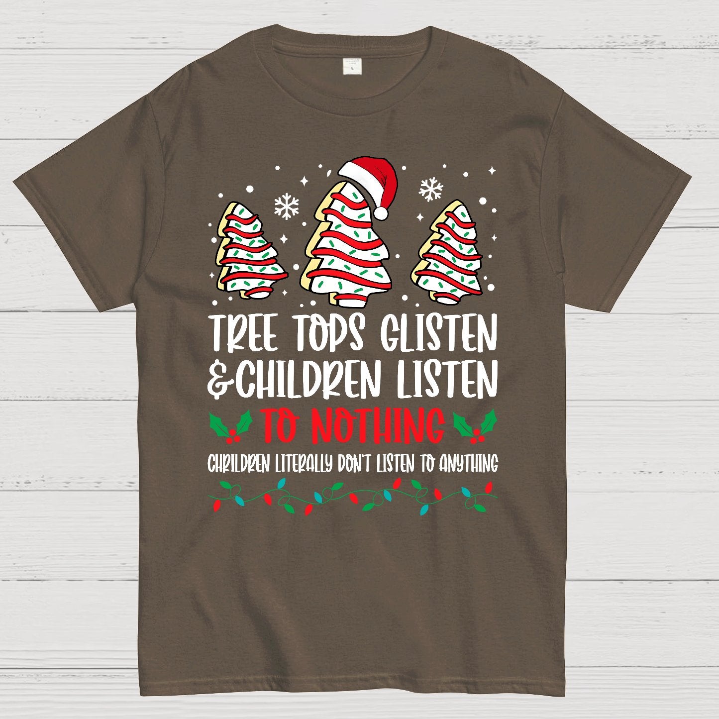 Tree Tops Glisten And Children Listen To Nothing Geek T-Shirt