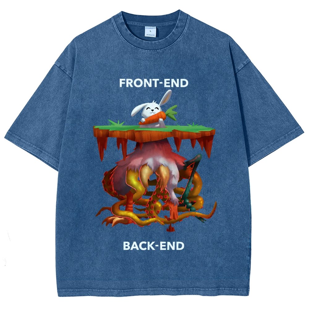 Front-End - Back-End Vintage Distressed T-shirt