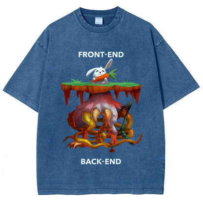 Front-End - Back-End Vintage Distressed T-shirt