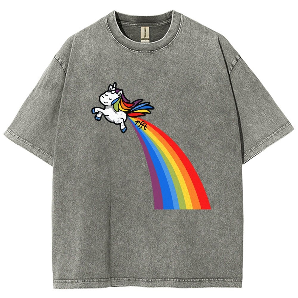 I Fart Rainbows Vintage Distressed T-shirt