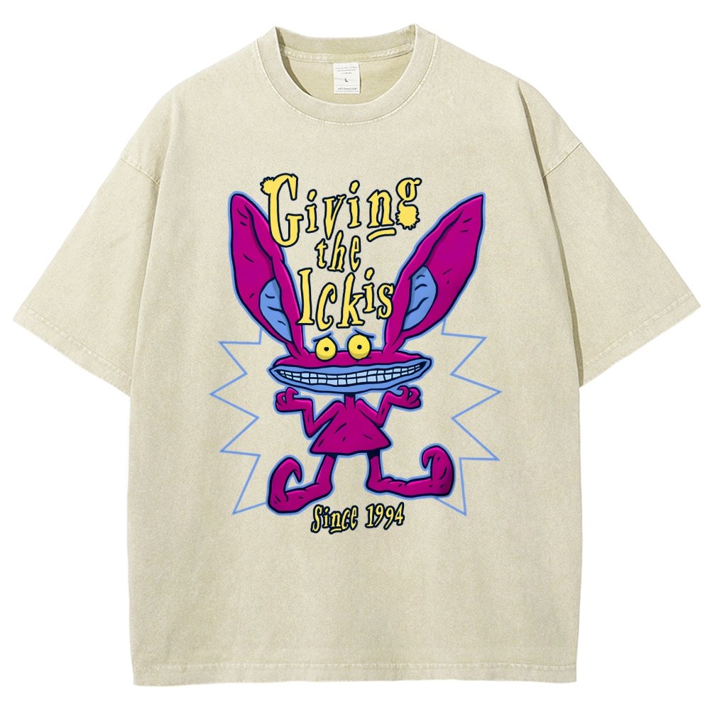 Giving The Ickis Vintage Distressed T-shirt