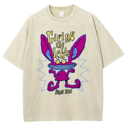 Giving The Ickis Vintage Distressed T-shirt