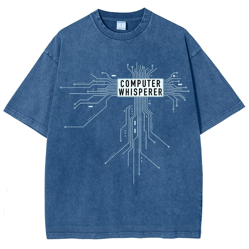 Computer Whisperer Vintage Distressed T-shirt
