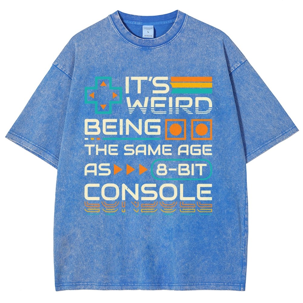 8-Bit Aged Vintage Distressed T-shirt