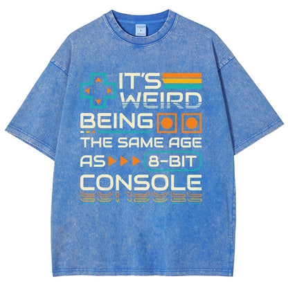 8-Bit Aged Vintage Distressed T-shirt