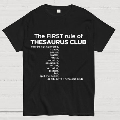 Thesaurus Club Confidential Geek T-Shirt