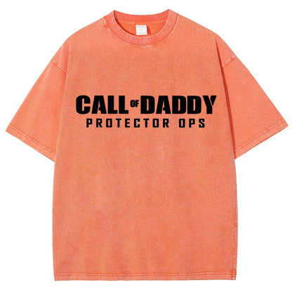 Gamer Dad Call of Daddy Vintage Distressed T-shirt