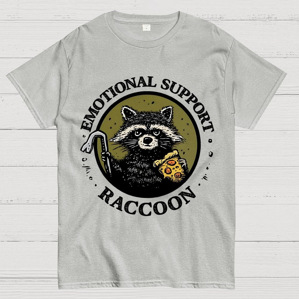 Emotional Support Raccoon Geek T-Shirt