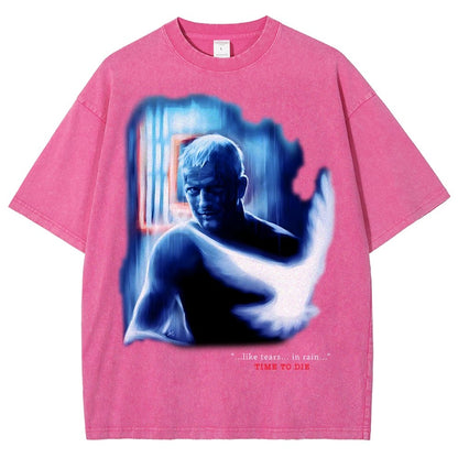 TIME TO DIE Vintage Distressed T-shirt