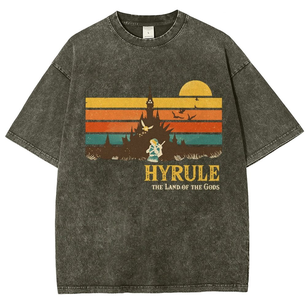 The Land Of Gods Vintage Distressed T-shirt
