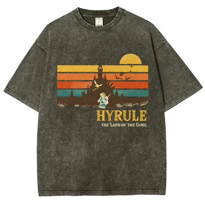 The Land Of Gods Vintage Distressed T-shirt