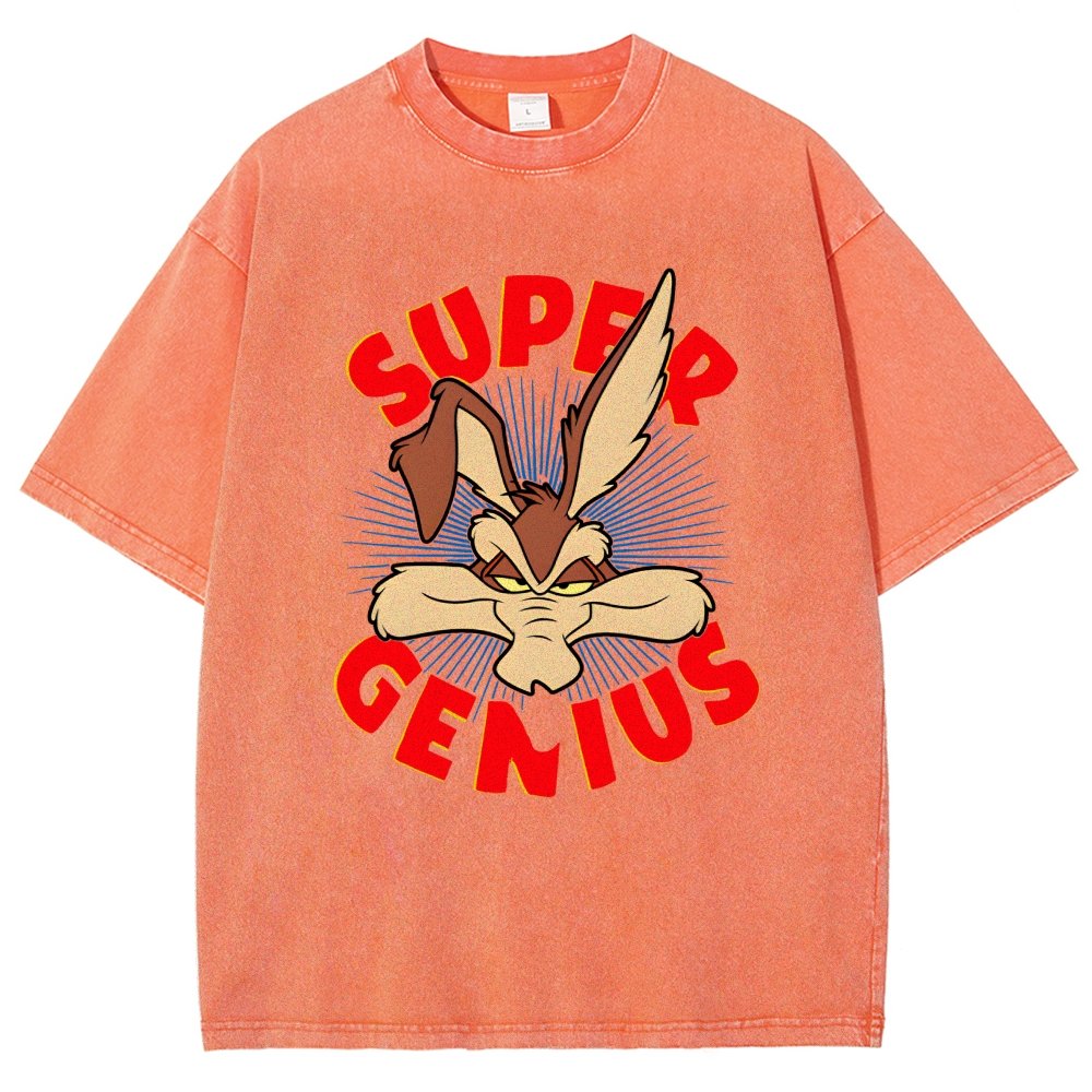 Super Genius Vintage Distressed T-shirt