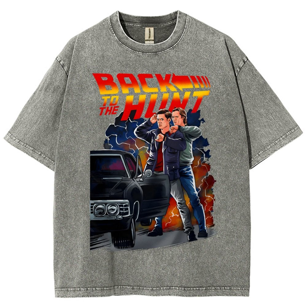 Back To The Hunt Vintage Distressed T-shirt