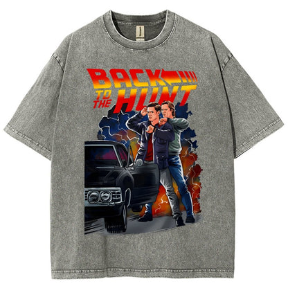 Back To The Hunt Vintage Distressed T-shirt