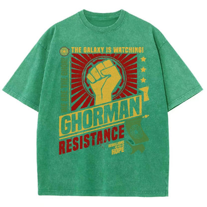 Galactic Resistance Vintage Distressed T-shirt