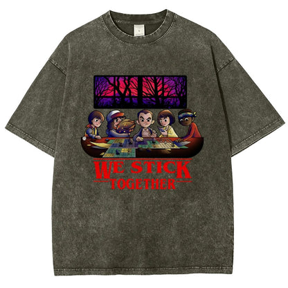 We Stick Together Vintage Distressed T-shirt
