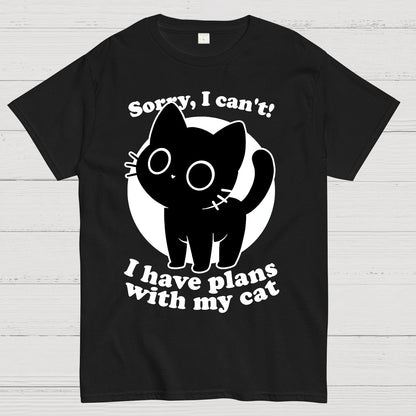 I Like Cats Not People - Cute Irony Pet Geek T-Shirt