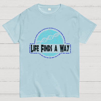 Dino DNA Typography Nerdy T-Shirt