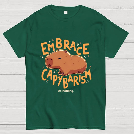 Capybarism Do nothing Geek T-Shirt