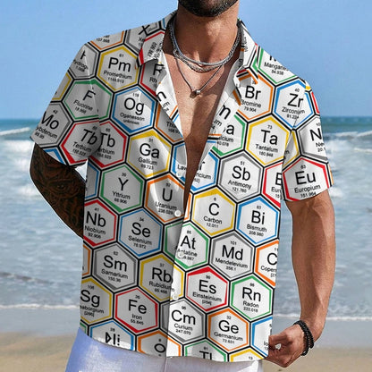 Chemical Elements Geek Hawaiian Shirt