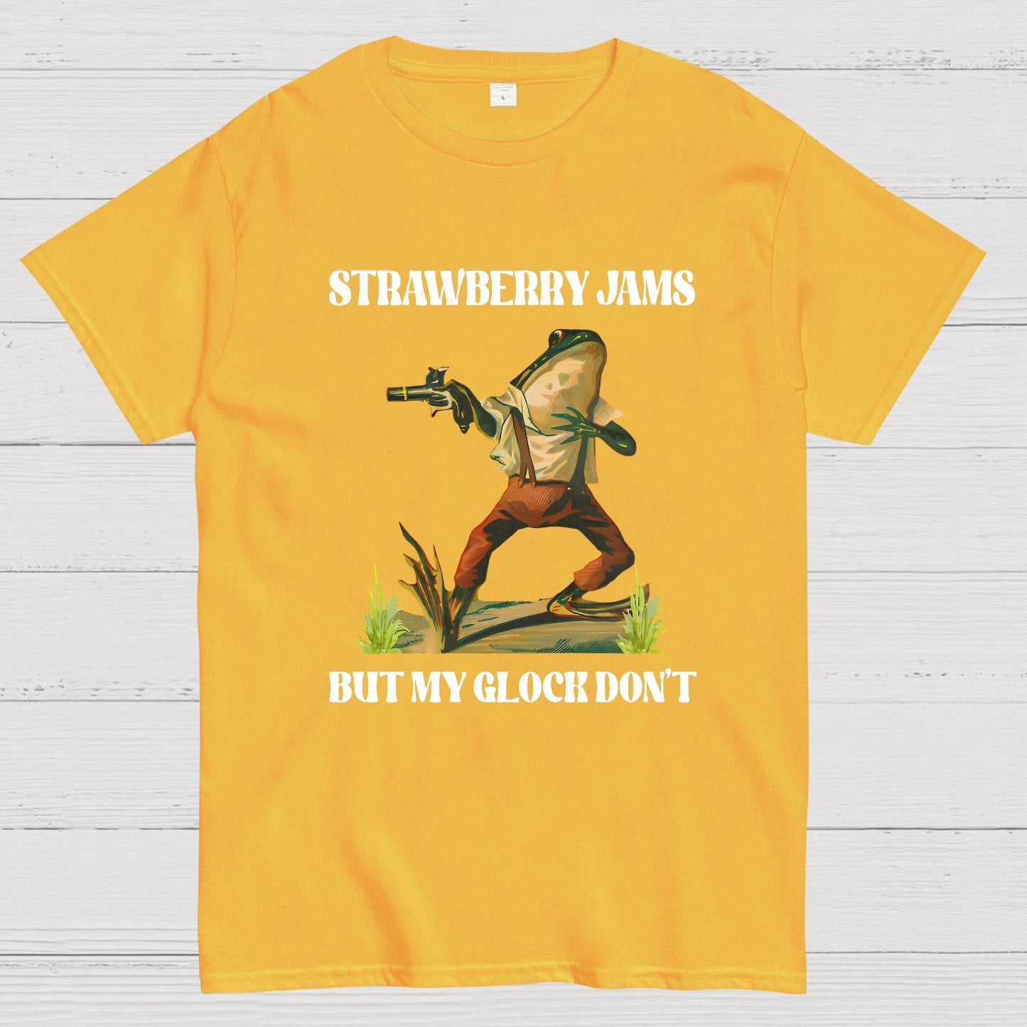 Strawberry Jams But My Glock Don't T-Shirt