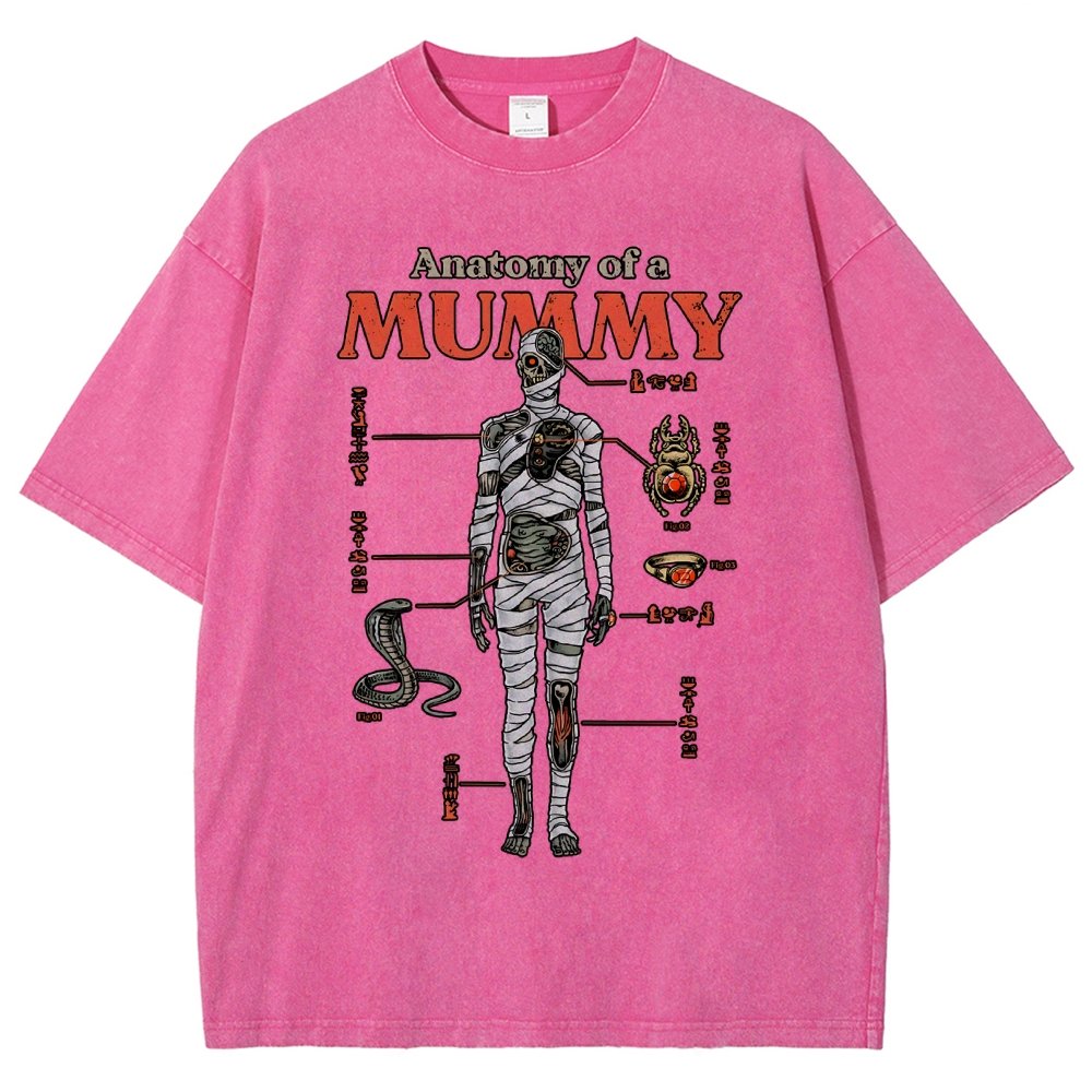 Mummy Anatomy Vintage Distressed T-shirt