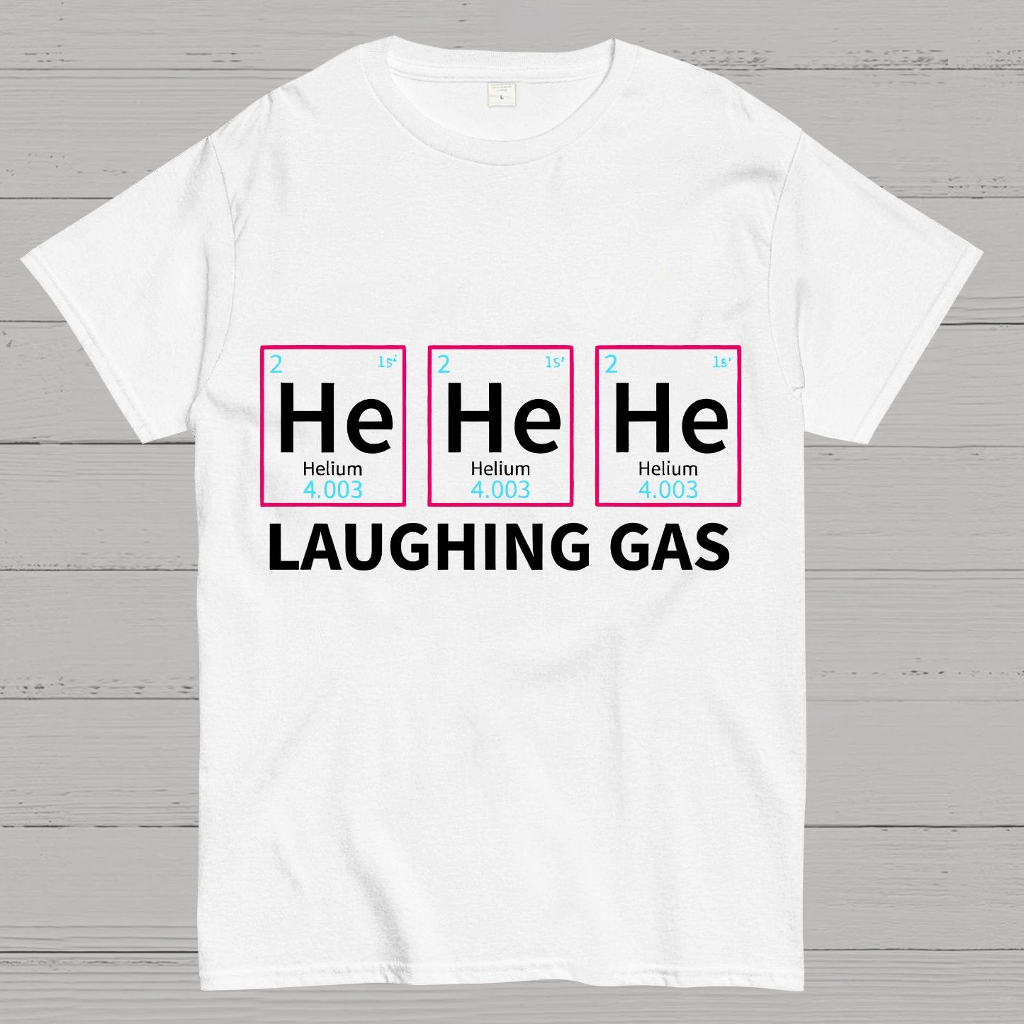 Laughing Gas Periodic Table of Elements Geeky T-Shirt
