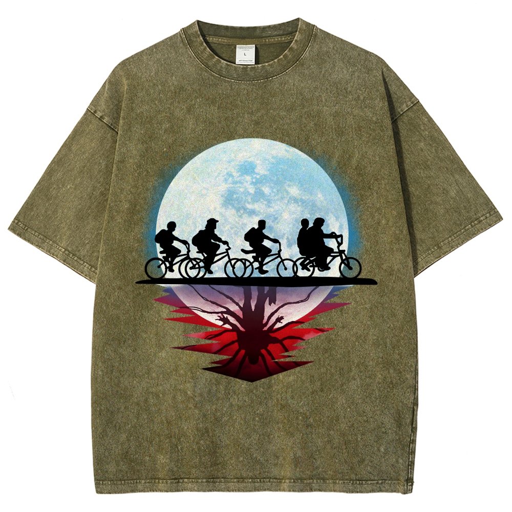 Strange Moon Vintage Distressed T-shirt